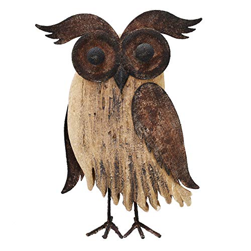 Rustic Owl Figurines Decor Animal Statue for Home