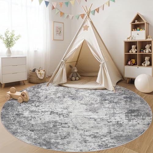 8ft Round Area Rug Living Room Rugs (24 Count)