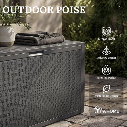 95 Gallon Large Outdoor Deck Box