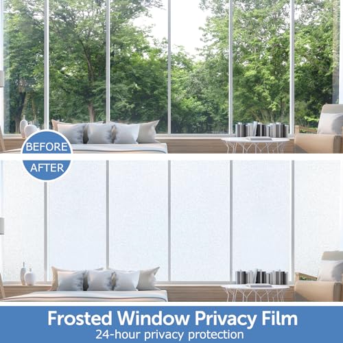 Frosted Window Privacy Film (96.7846 Sq Ft)