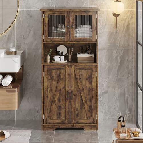 54 in Tall Bathroom Cabinet
