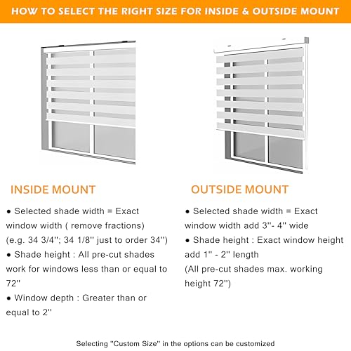 Custom Cut to Size Zebra Blinds for Windows Free