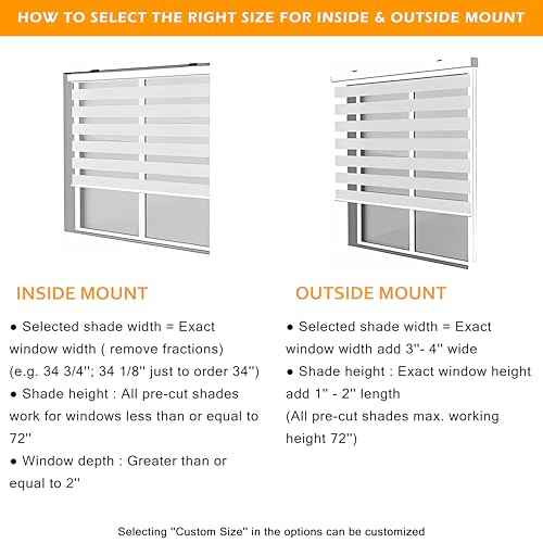 Zebra Blinds for Windows Dual Layer Light Filtering Privacy Free