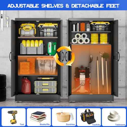 43.3'' Tall Kitchen Pantry Cabinet
