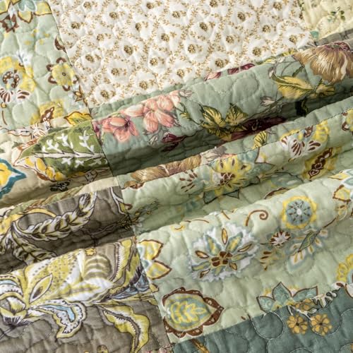 Quilt King Size Patchwork Bedspread Set