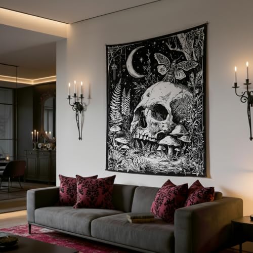 Gothic Skull Tapestry