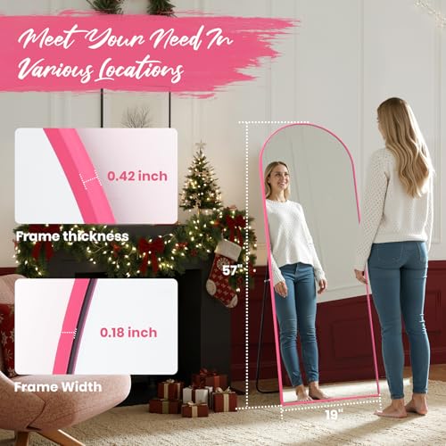 Anpark 19"x57"Arched Full Length Mirror