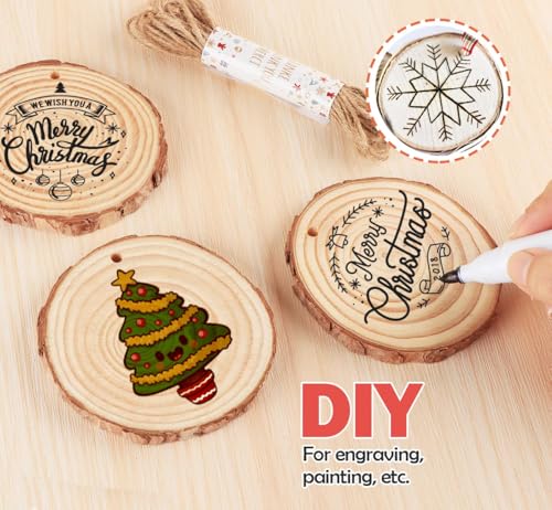 30 Pcs Wood Slices for Crafts (30 Count)