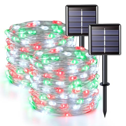 2 Pack Solar Fairy Lights (66 Foot)