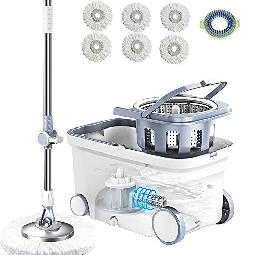 Spin Mop Bucket Deluxe 360 Spinning Floor Cleaning System