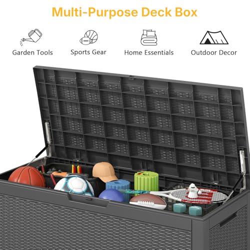100 Gallon Deck Box Outdoor Waterproof
