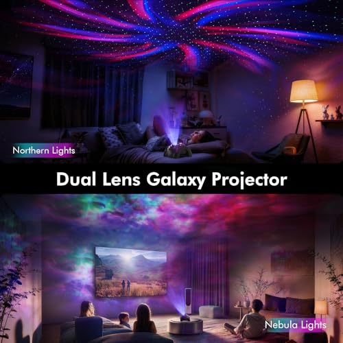 Dual Lens Galaxy Star Projector