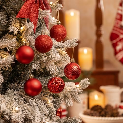 50ct Christmas Tree Decorations Ball Ornaments 2 Inches (50 Count)