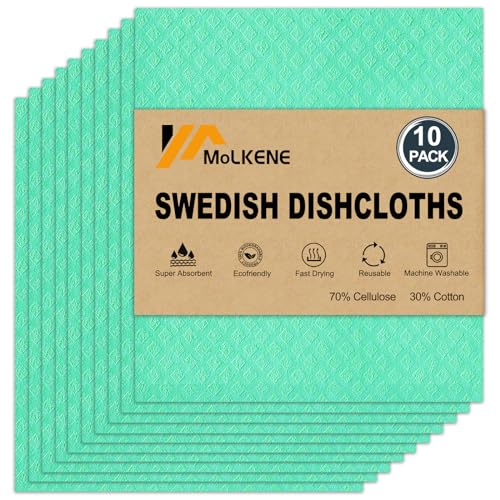Swedish Dishcloths for Kitchen (10 Count)