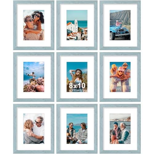 8x10 Picture Frames Set of 9 (9 Count)