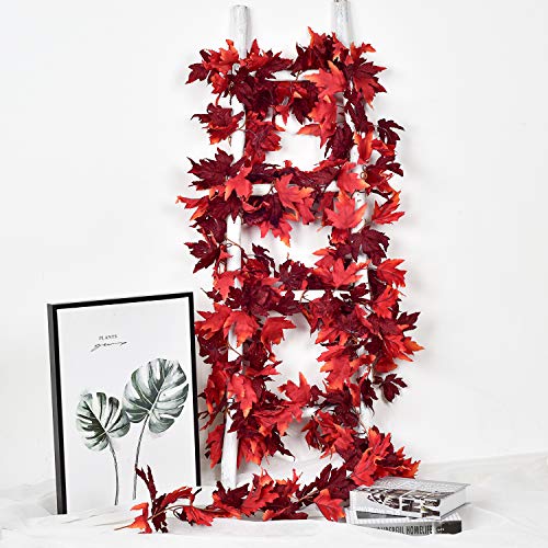 2 Pack Fall Garland Maple Leaf