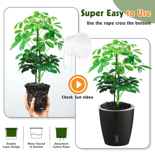 Self Watering Pots for Indoor Plants (16 Count)