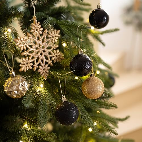 50ct Christmas Tree Decorations Ball Ornaments 2.36 Inches (50 Count)