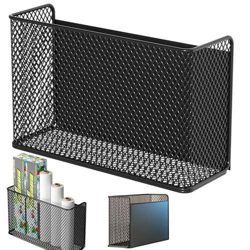 Magnetic Shelf Fridge Basket Bin for Whiteboard Washer Dryer Locker Cabinet