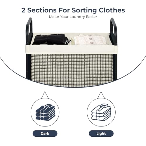 Laundry Hamper 2 Section