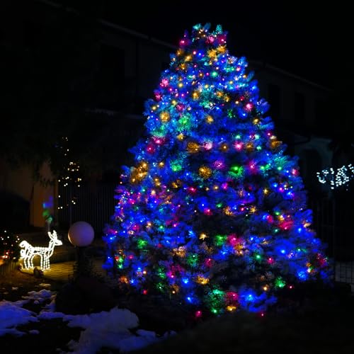 2 Pack 200 LED Solar Fairy Lights Outdoor (2 Count)