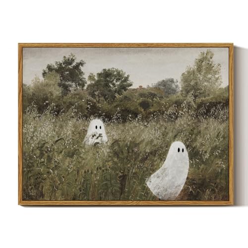 Vintage Halloween Ghosts Wall Art Decor