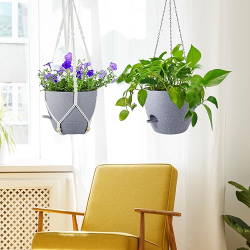 Self Watering Hanging Planters 10 inch (2 Count)