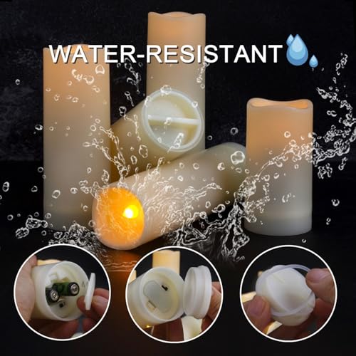 24pcs Flameless LED Candles Battery Operated with 10 (24 Count)