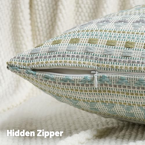 Pack of 2 Boho Throw Pillow Covers 20x20 Inch (2 Count)