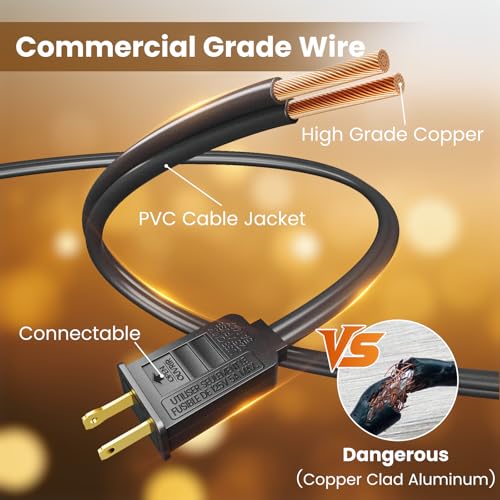 Outdoor String Lights 300 FT (300 Foot)