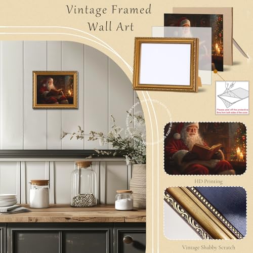 Vintage Gold Framed Wall Art