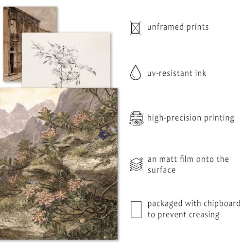 16 PCS Vintage Wall Art Decor (16 Count)