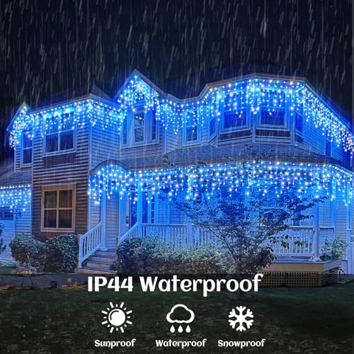 66ft Icicle Lights for Outside