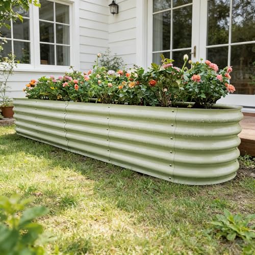 Gardmax Galvanized Raised Garden Bed