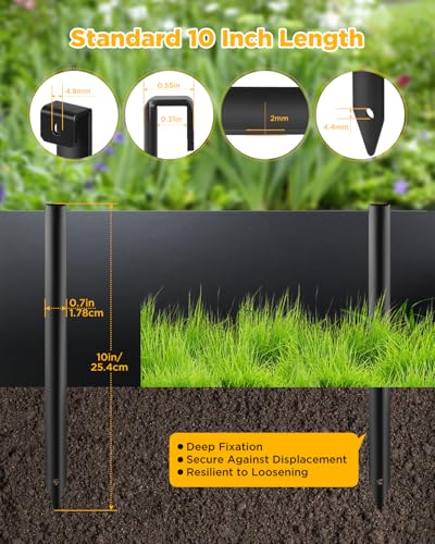 Landscape Edging Metal Stakes (20 Count)