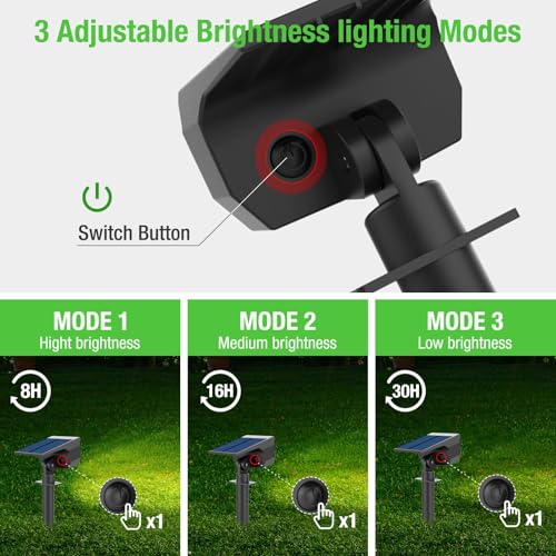 Solar Lights Outdoor Waterproof (6 Count)