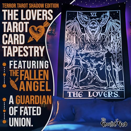 The Lovers Tarot Card Tapestry