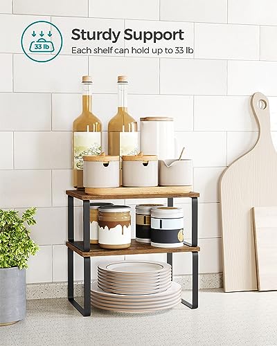 Cabinet Organizer Shelf (4 Count)