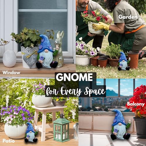 Blue Peace Yard Gnomes