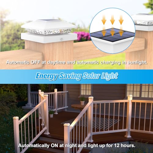 4x4 Solar Post Cap Lights (8 Count)