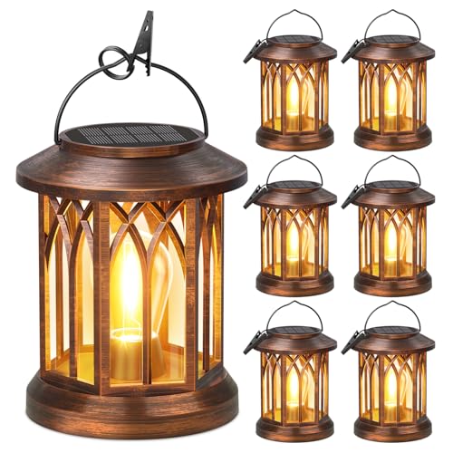 Solar Lanterns Outdoor Hanging 6 Pack (6 Count)