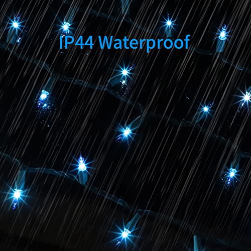 Green Wire Blue Incandescent Bulb 100 Mini String Lights for Indoor Christmas Tree Garland Birthday Wedding Party Festival Decoration (100 Count)