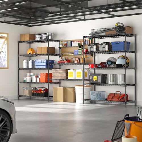 5 Tier Adjustable Storage Shelves
