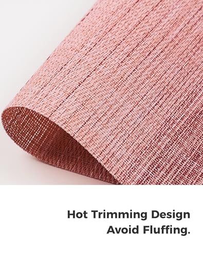 Gradient Pink Woven Placemats Set of 24 (24 Count)