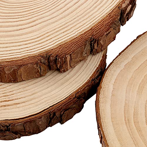 5 PCS 8 9 Inch Unfinished Woods Slices (5 Count)