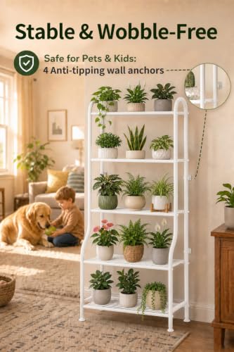 5 Tier Metal Plant Stand