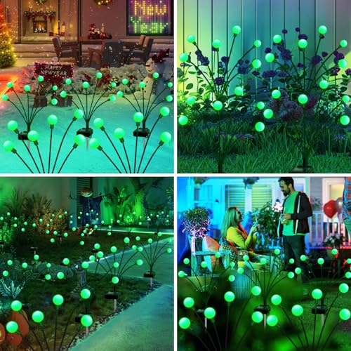 Solar Garden Lights Outdoor Waterproof (4 Count)