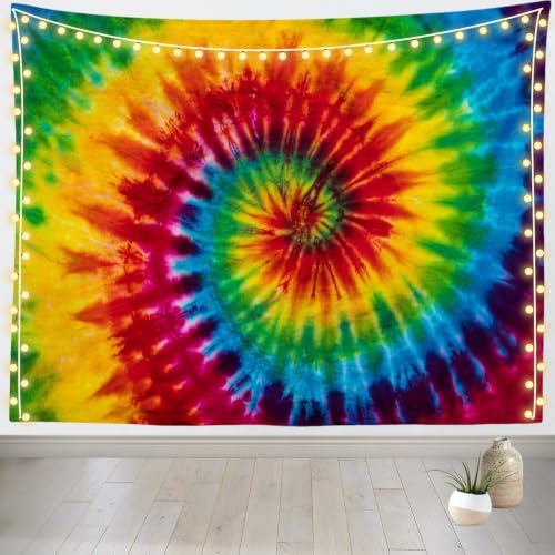 Tie Dye Tapestry Fabric 92L x 70W Inches