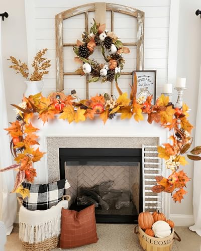 Fall Maple Leaves (6 Foot)