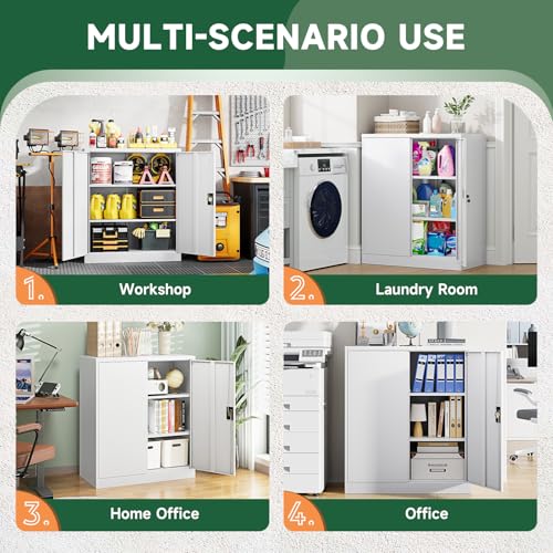 Metal Storage Cabinets with Lock Door